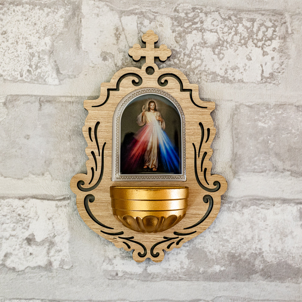 Pia de Água Benta - Jesus Misericordioso