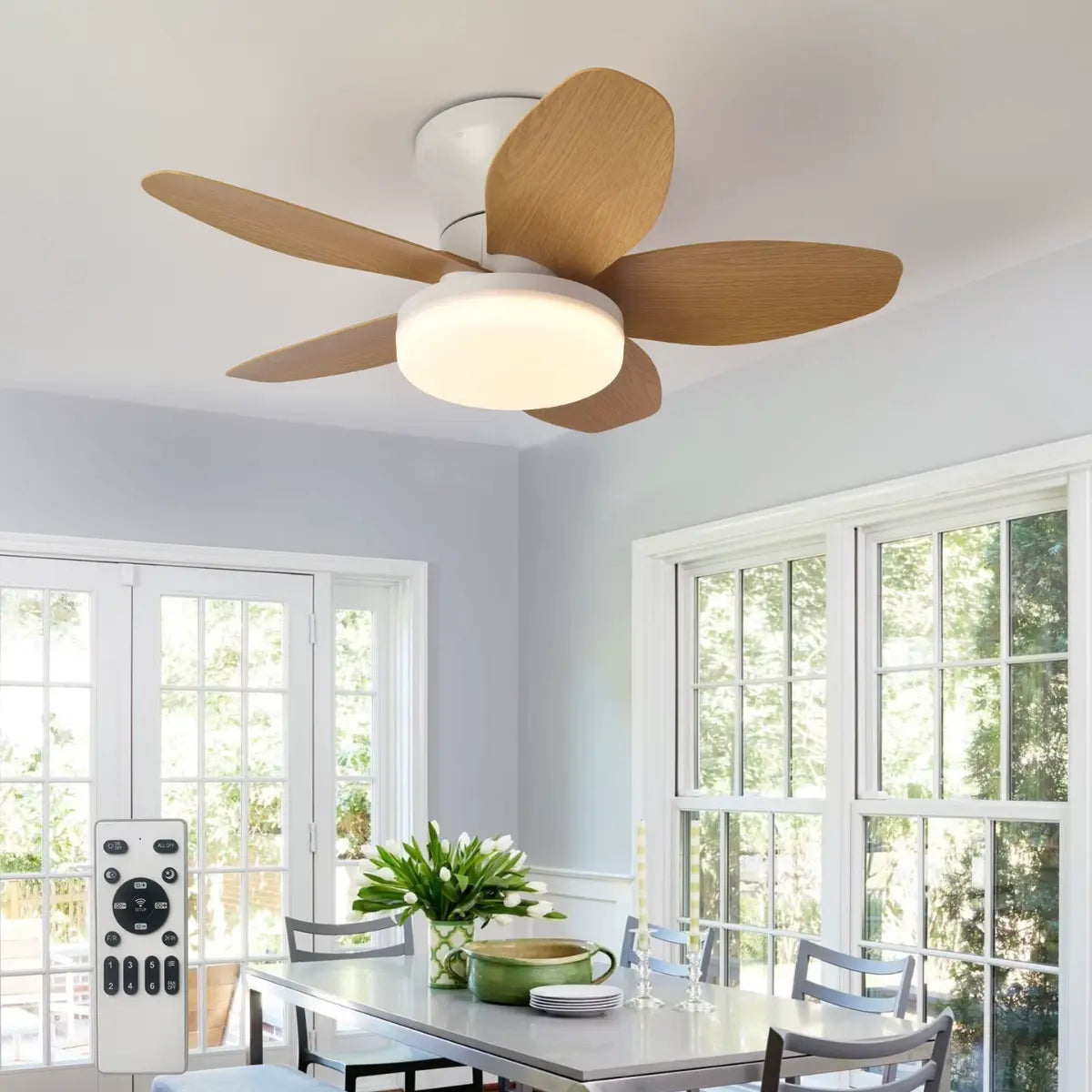 Ventilador de Teto Moderno e Compacto ZenithBreeze® Compact