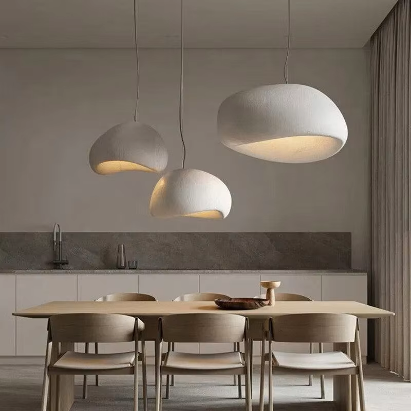 Lustre Moderno Feito à Mão - Estilo Wabi-Sabi Japonês