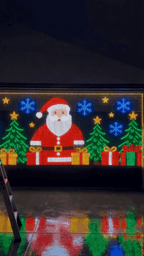 Papai Noel em LED