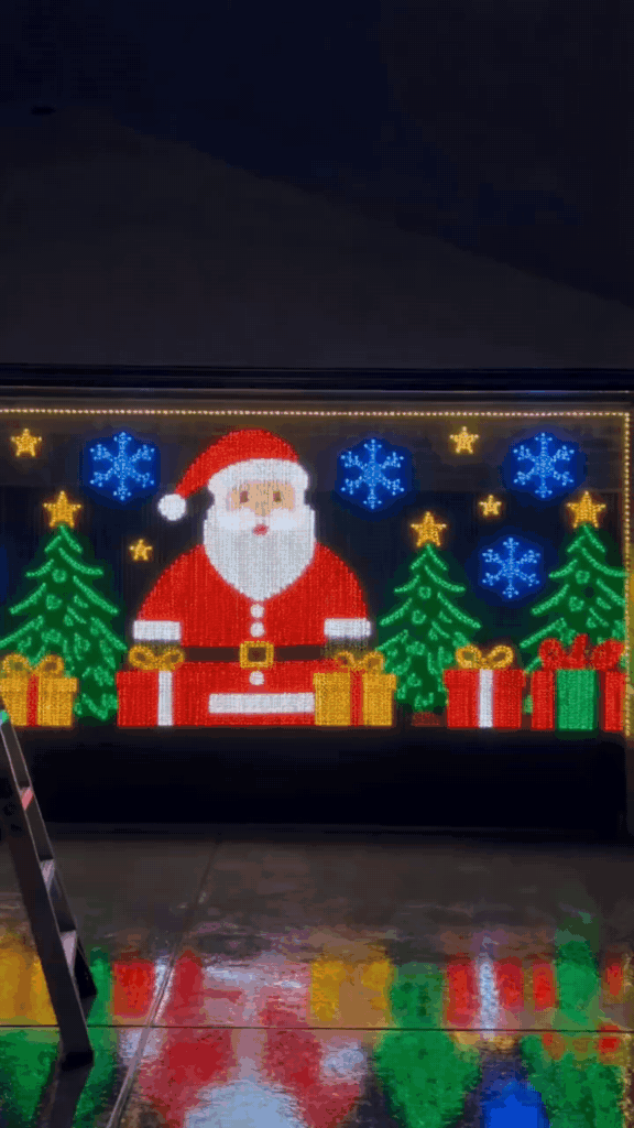 Papai Noel em LED