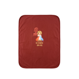 Manta Infantil Jesus Misericordioso Vermelho -  Hesed