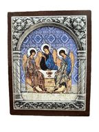 Adorno Italiano 3 Arcanjos 6 cm x 5 cm