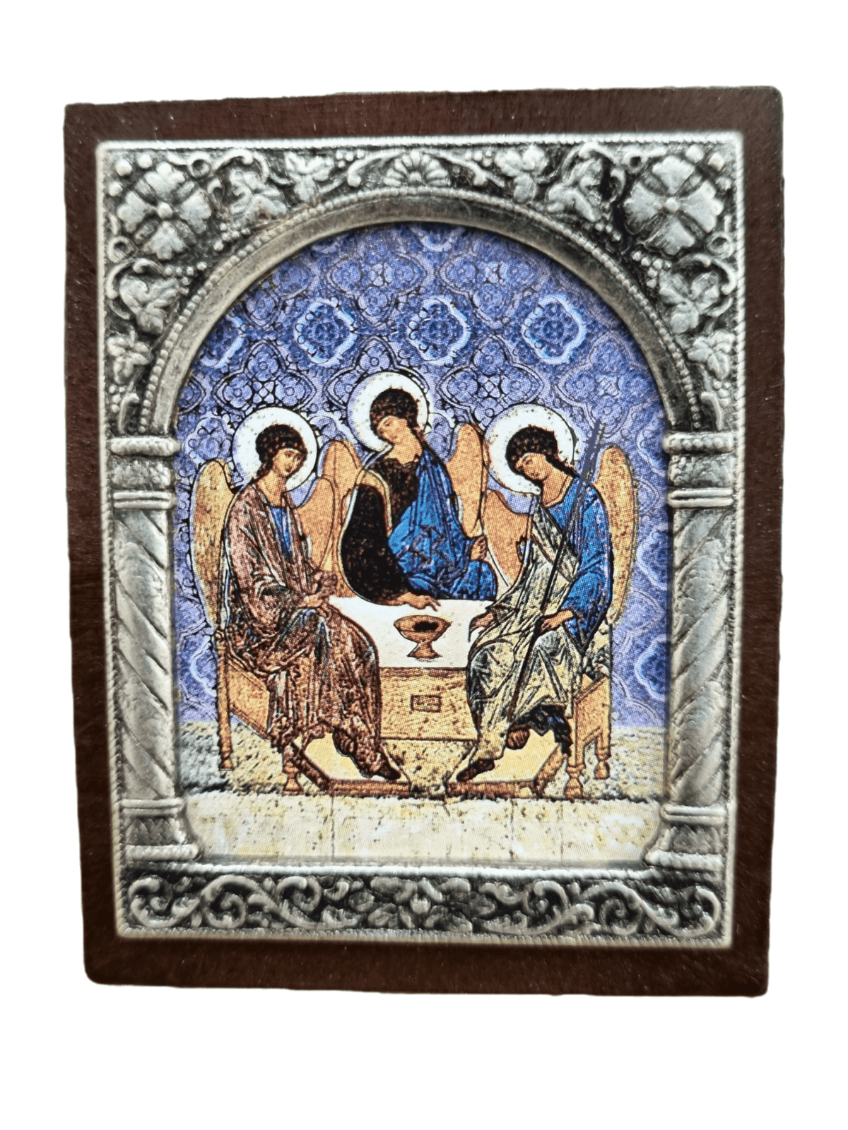 Adorno Italiano 3 Arcanjos 6 cm x 5 cm