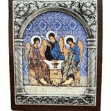 Adorno Italiano 3 Arcanjos 6 cm x 5 cm