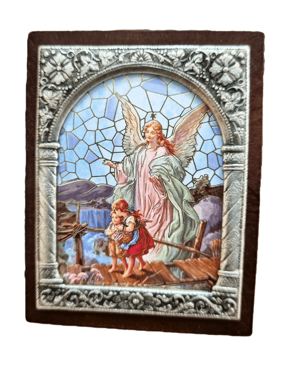Adorno Italiano Anjo da Guarda 6 cm x 5 cm