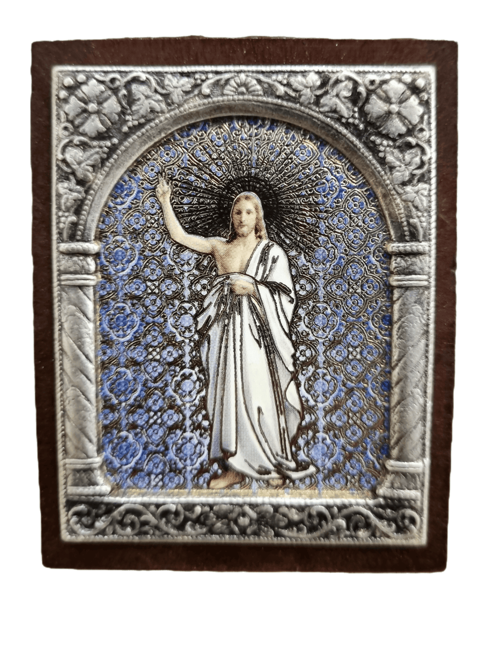 Adorno Italiano Cristo Ressucitado 6 cm x 5 cm