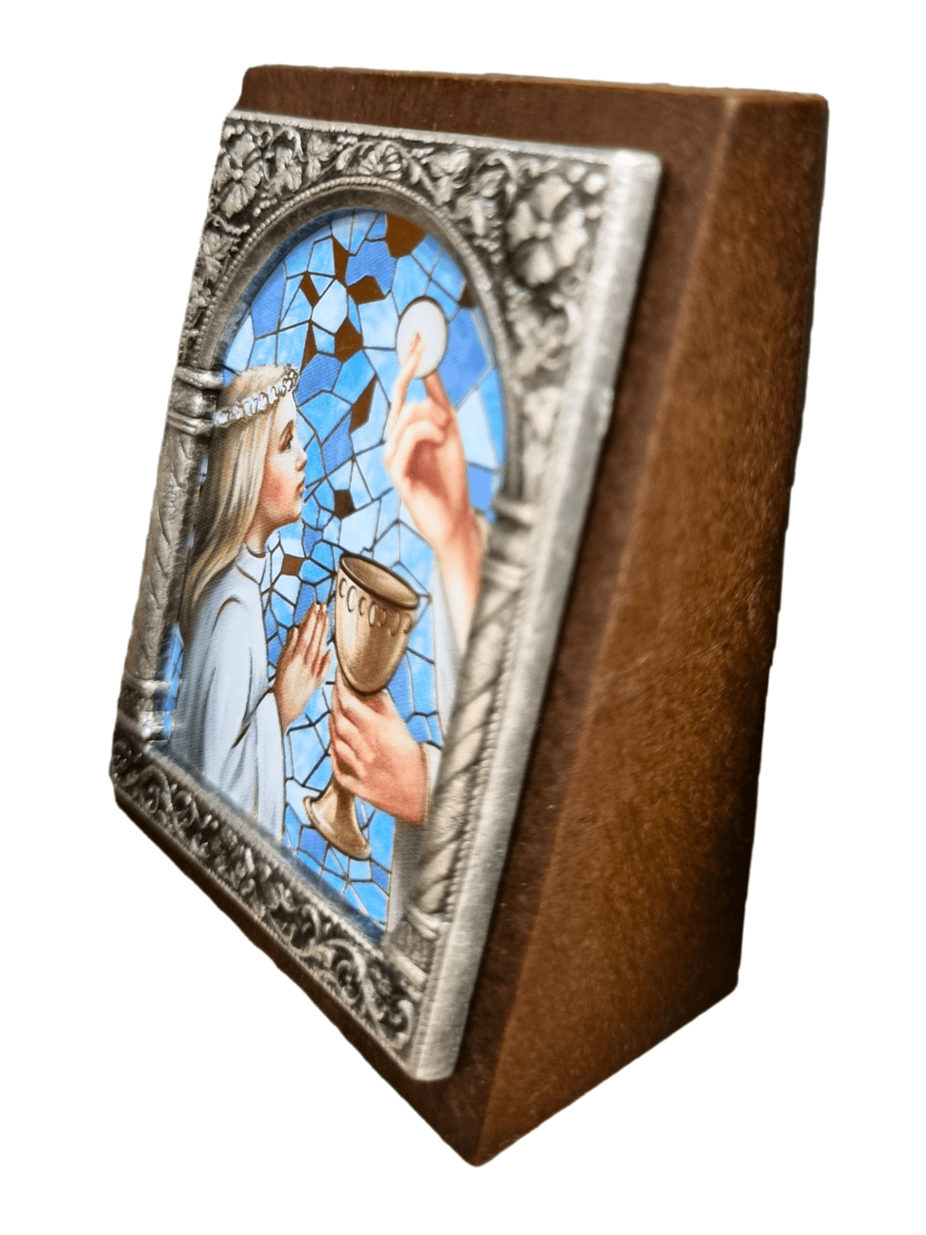 Adorno Italiano Eucaristia Menina 6 cm x 5 cm