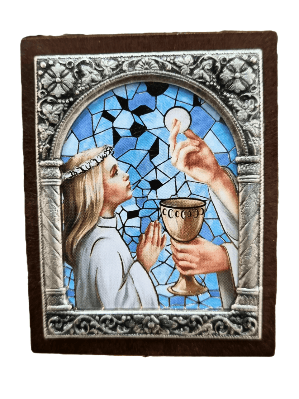 Adorno Italiano Eucaristia Menina 6 cm x 5 cm