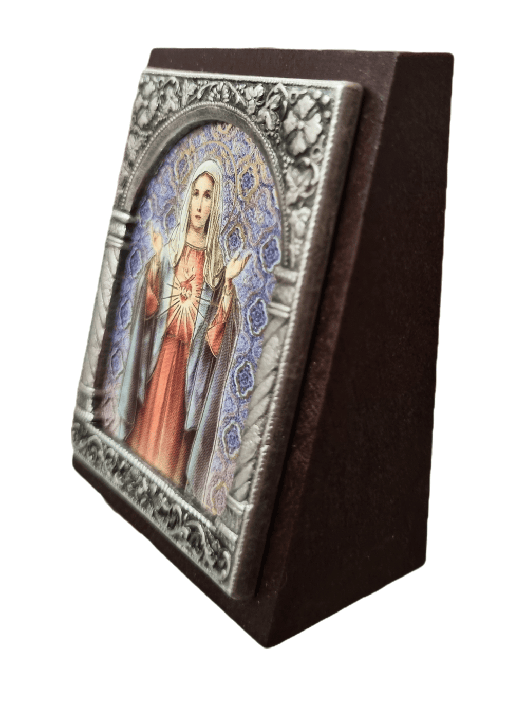 Adorno Italiano Imaculado Coração de Maria 6 cm x 5 cm