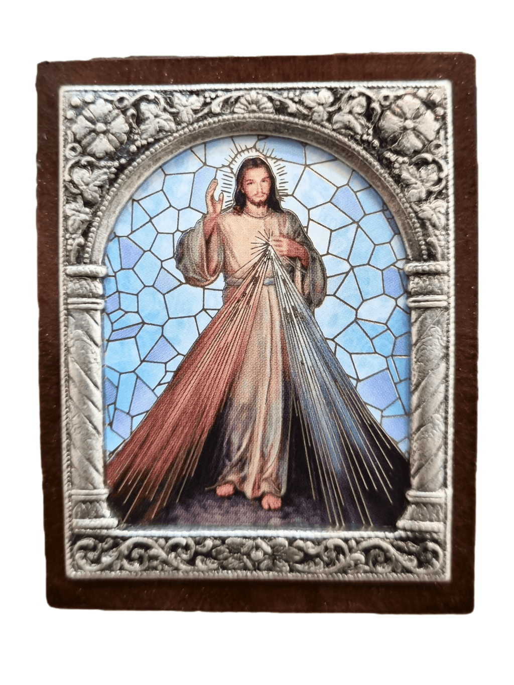 Adorno Italiano Jesus Misericordioso 6 cm x 5 cm
