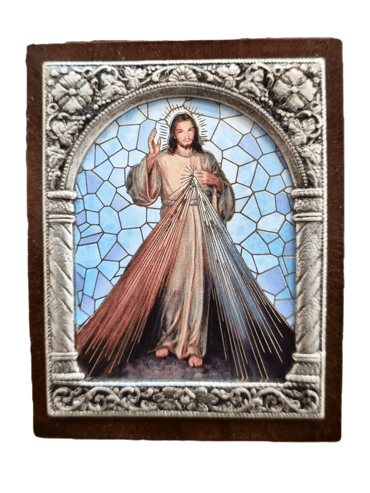 Adorno Italiano Jesus Misericordioso 6 cm x 5 cm