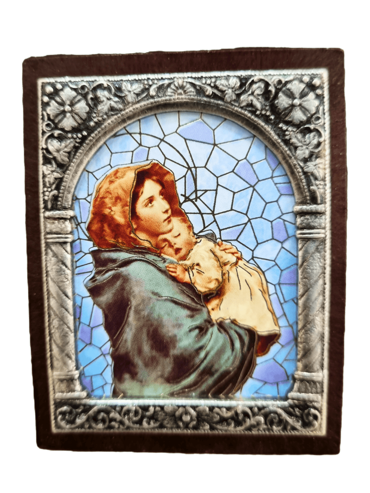 Adorno Italiano Nossa Senhora da Divina Providência 6 cm x 5 cm