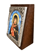 Adorno Italiano Nossa Senhora da Ternura 6 cm x 5 cm