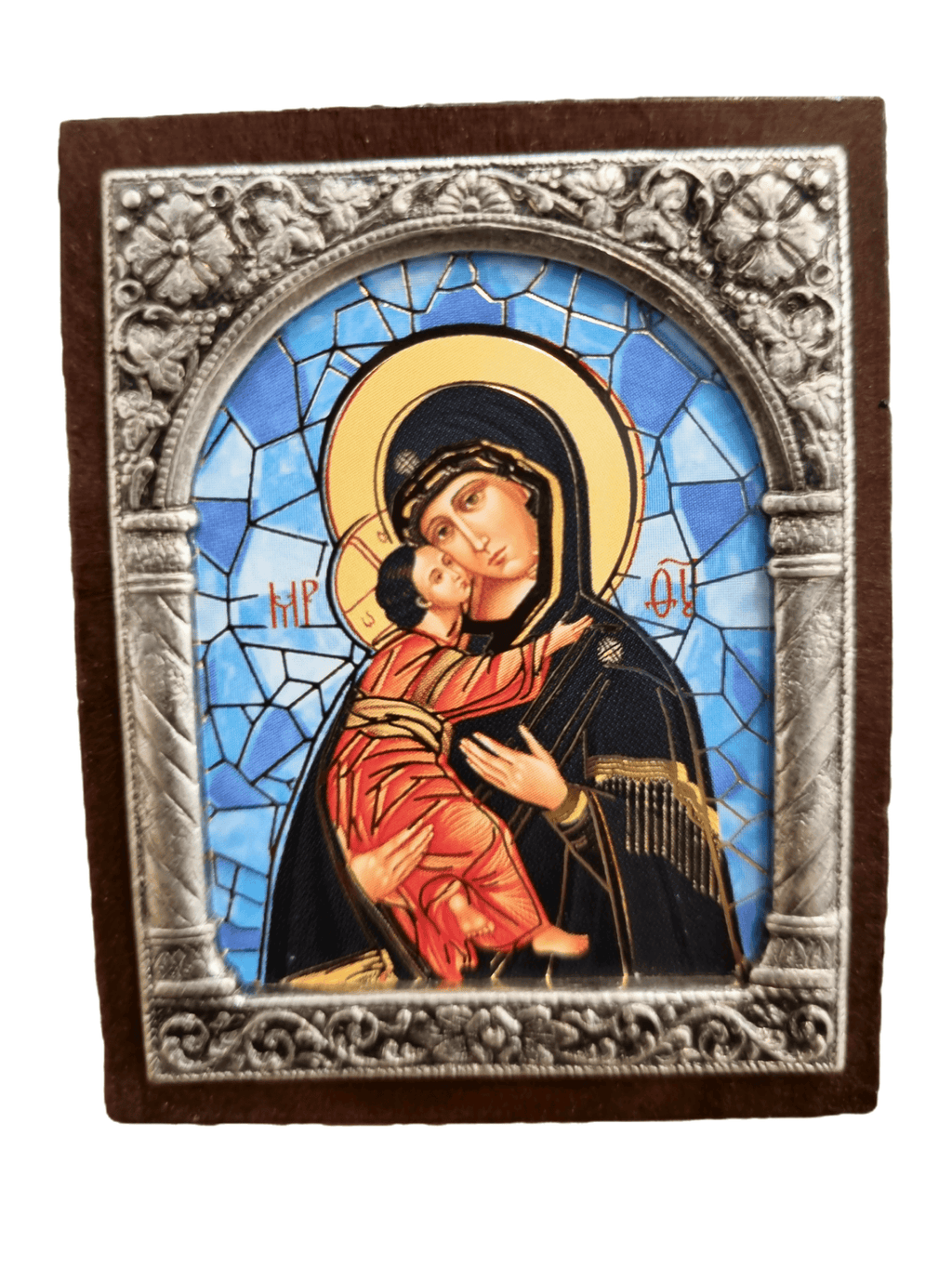 Adorno Italiano Nossa Senhora da Ternura 6 cm x 5 cm