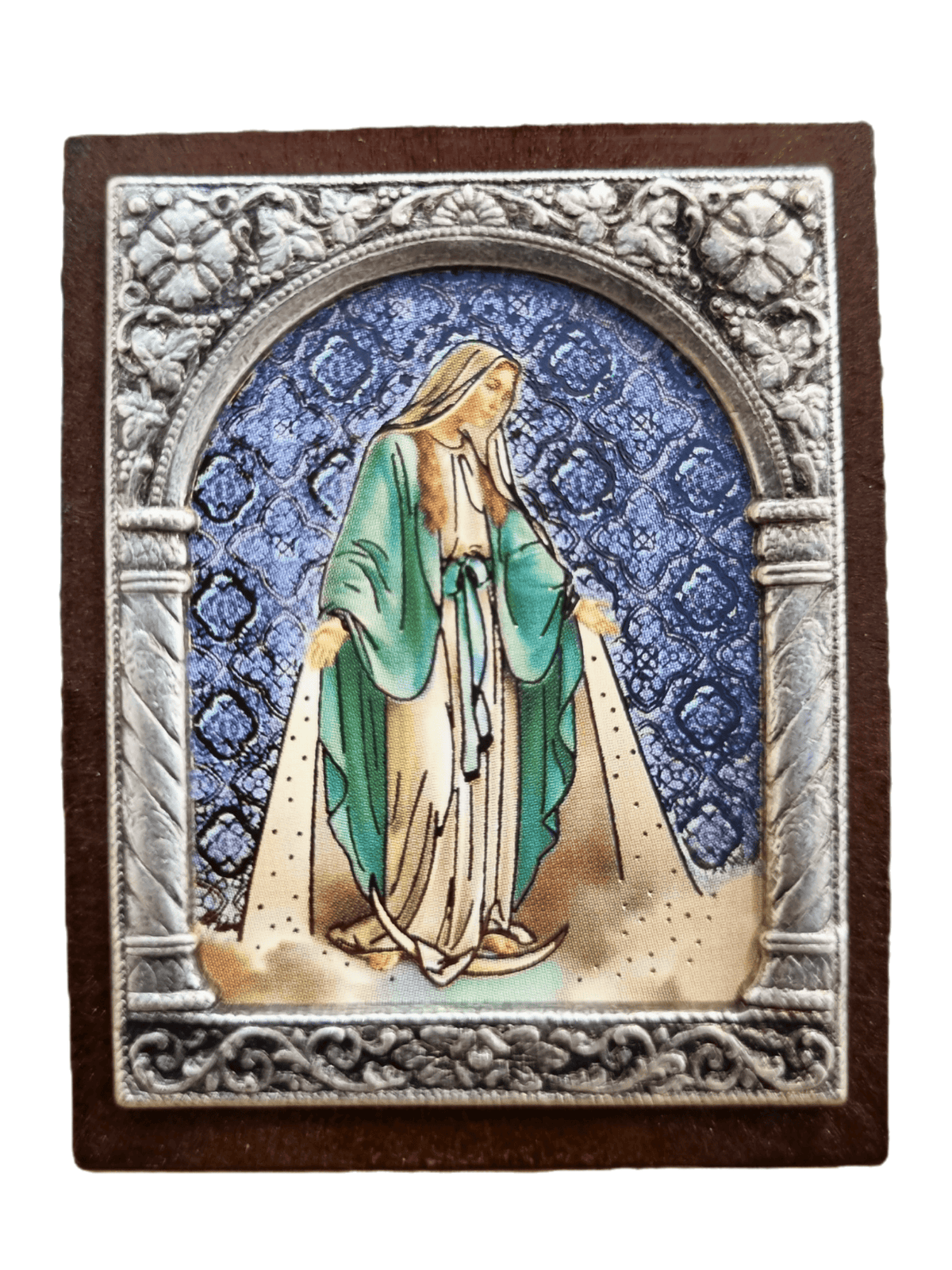 Adorno Italiano Nossa Senhora das Graças 6 cm x 5 cm