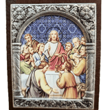 Adorno Italiano Santa Ceia 6 cm x 5 cm