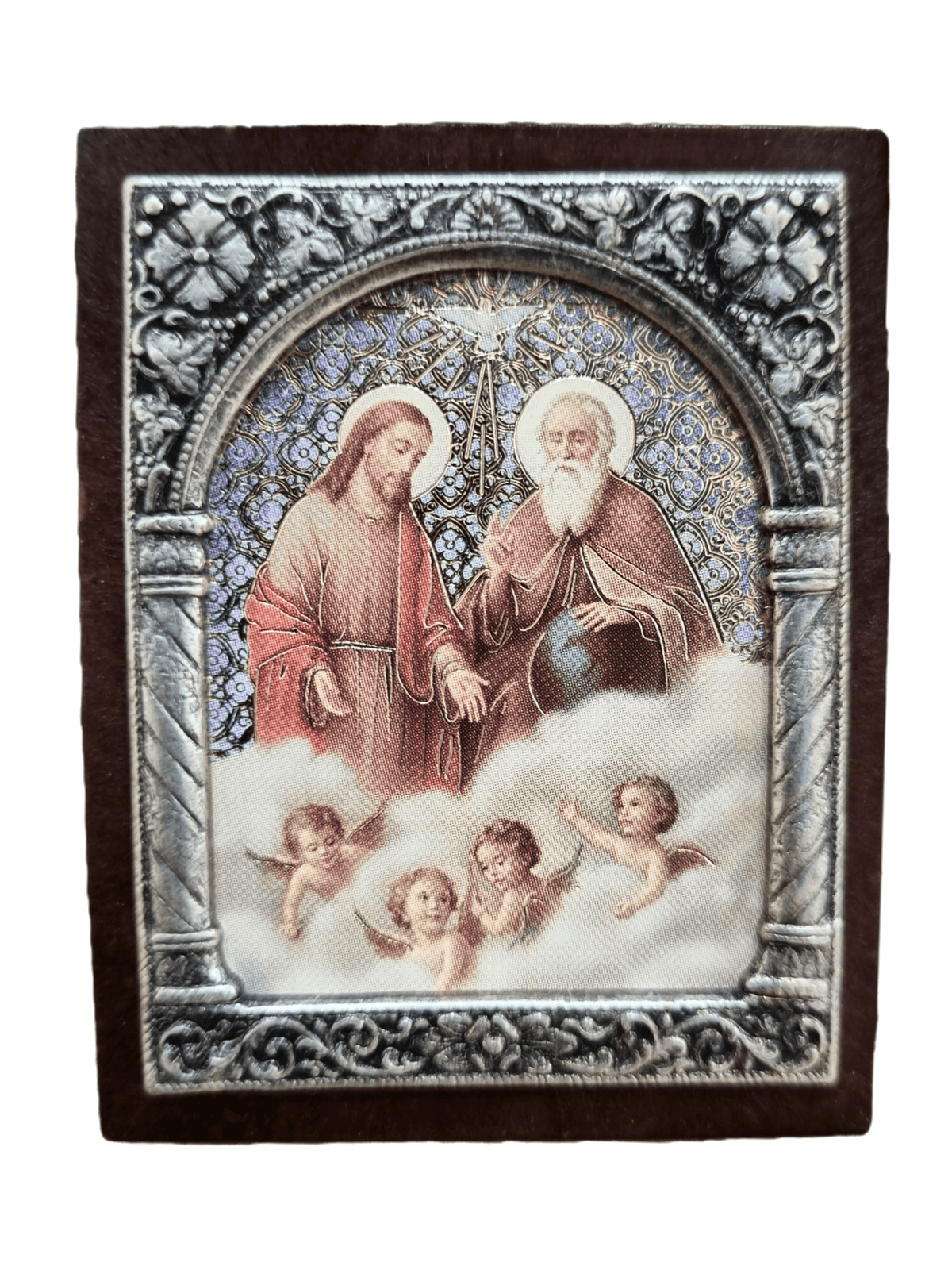 Adorno Italiano Santíssima Trindade 6 cm x 5 cm