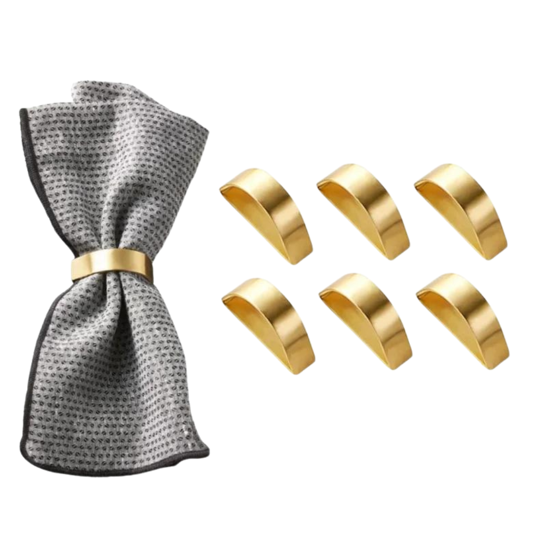 Anel para Guardanapo Dourado