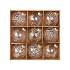 Bolas para Árvore de Natal Luxo com 9 Peças