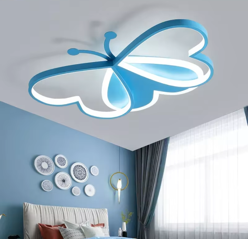 Lustre Decorativo Infantil Butterfly LED