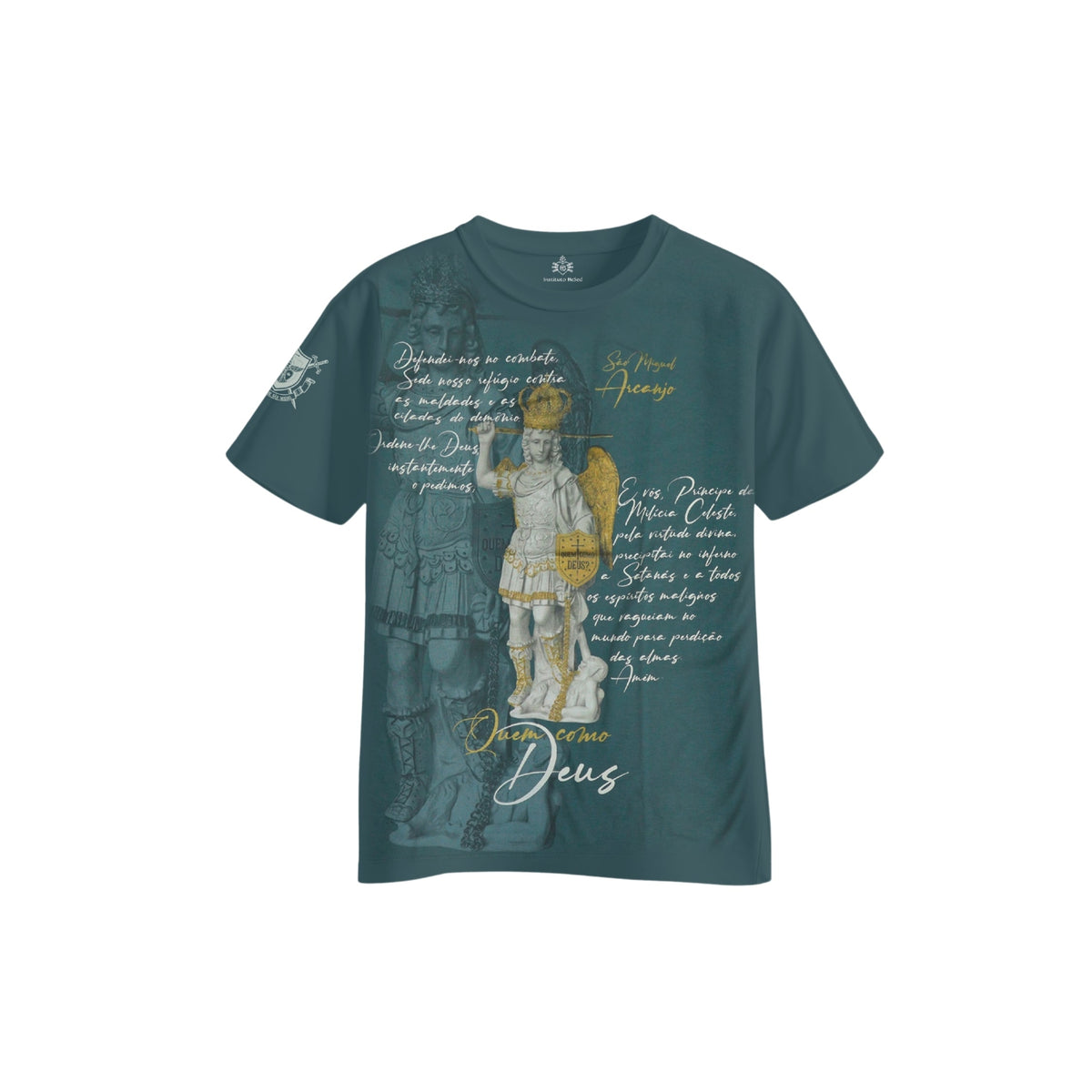 Camiseta Infantil Glorioso São Miguel Arcanjo - Hesed