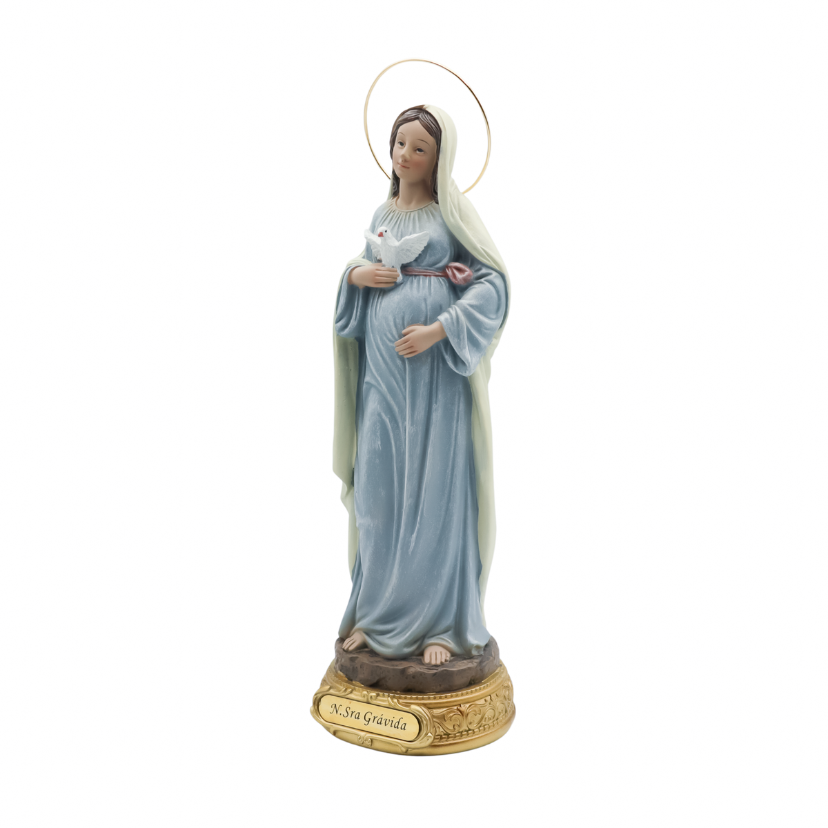 Imagem Nossa Senhora Grávida 30 cm (Linha EURO) resina