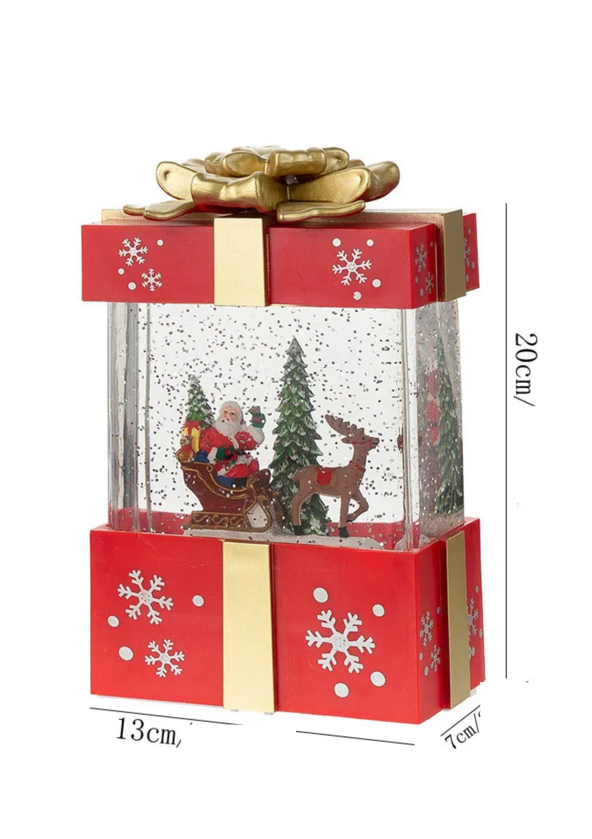Caixa de Presente Musical de Natal
