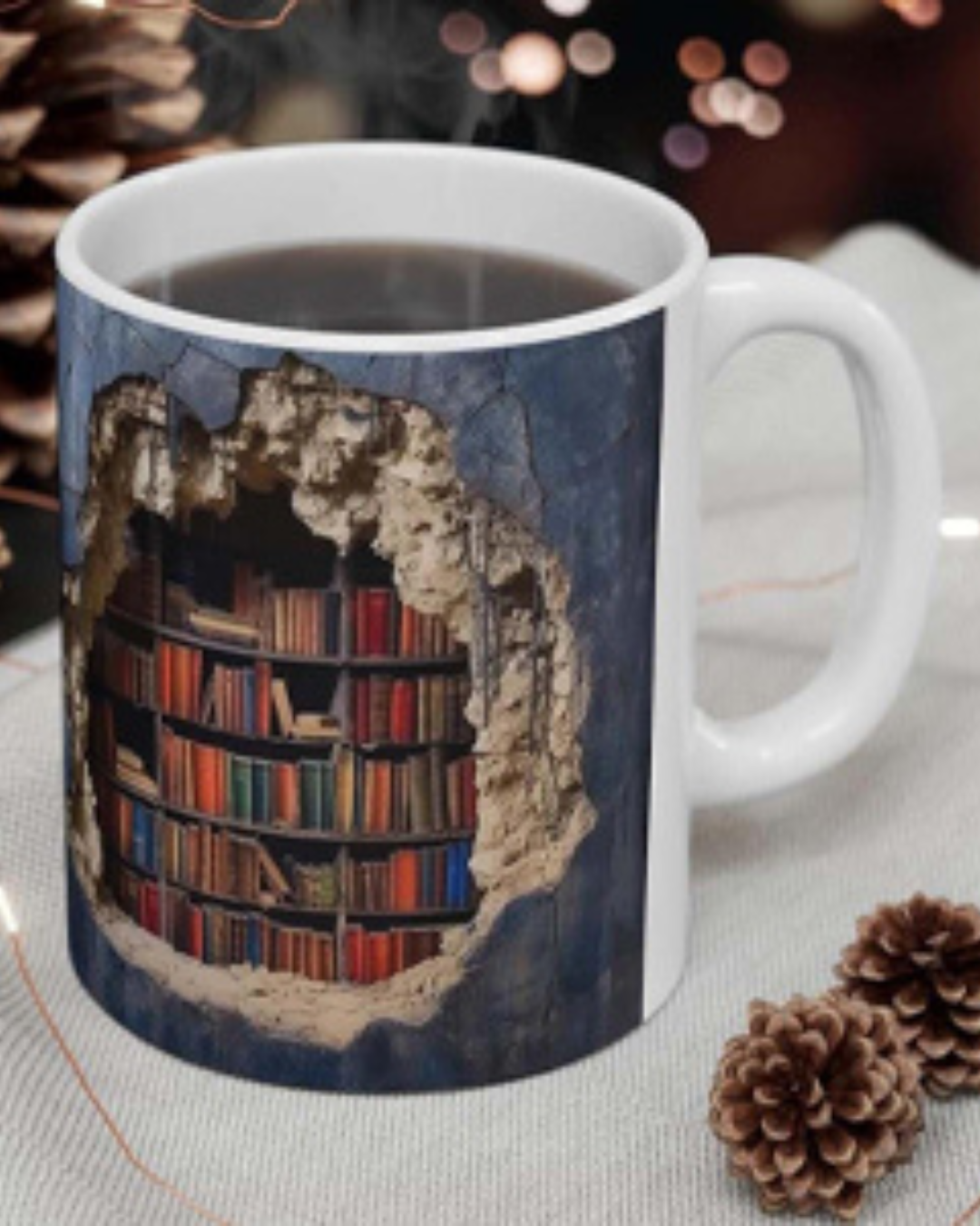 Caneca de Cerâmica 3D Criativa Caneca de Café e Chá
