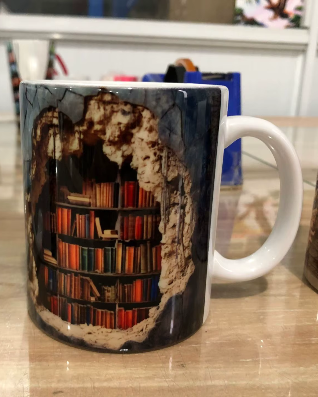 Caneca de Cerâmica 3D Criativa Caneca de Café e Chá