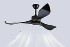Ventilador de teto moderno Estilo Industrial com controle remoto - ZenithBreeze UrbanWind Elite Edition