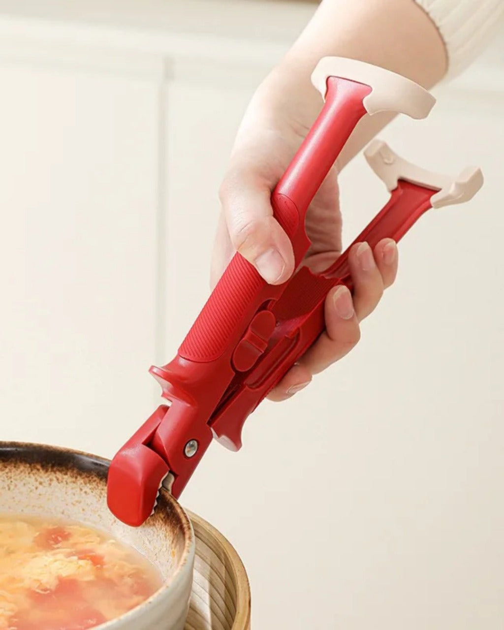 Clipe de Tigela Anti-queimadura em Silicone Segurança para Micro-ondas e Forno