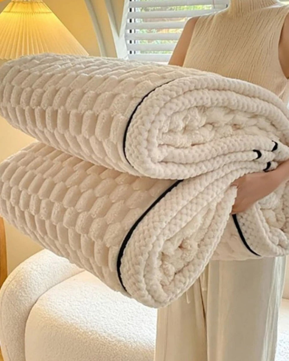 Cobertor de Veludo Tartaruga Flanelado Macio Aconchegante e Ideal para o Inverno