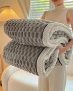 Cobertor de Veludo Tartaruga Flanelado Macio Aconchegante e Ideal para o Inverno