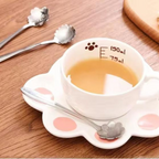 Conjunto de 4 Colheres de Café em Aço Inoxidável