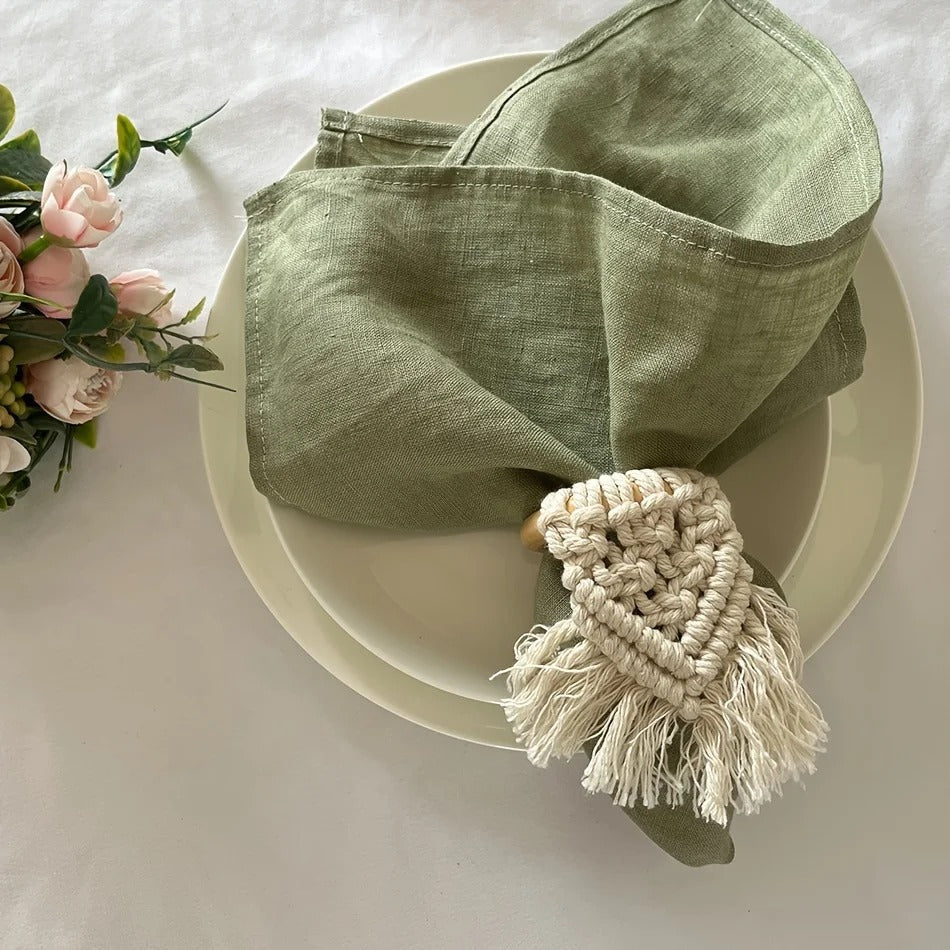Conjunto de 6 Guardanapos de Tecido
