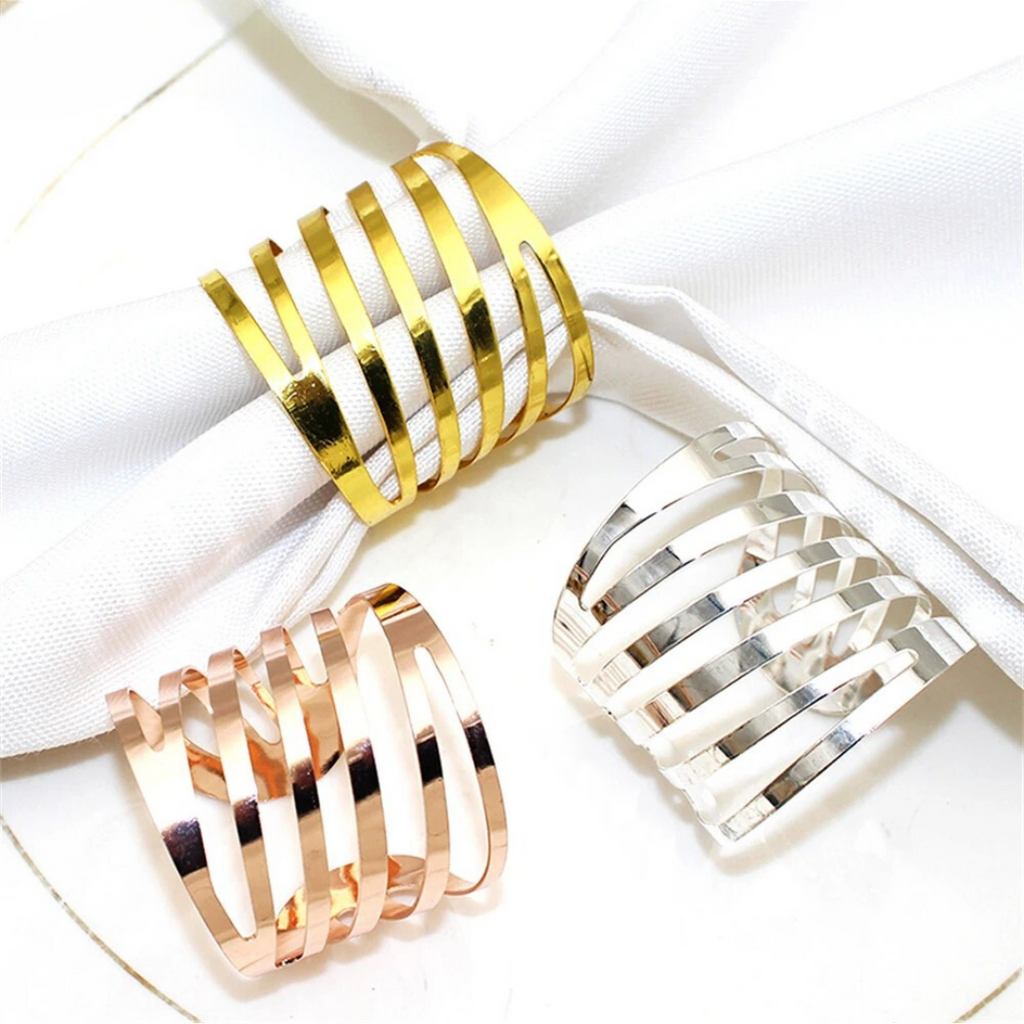 Conjunto de Anéis para Guardanapos Classic 20 Peças