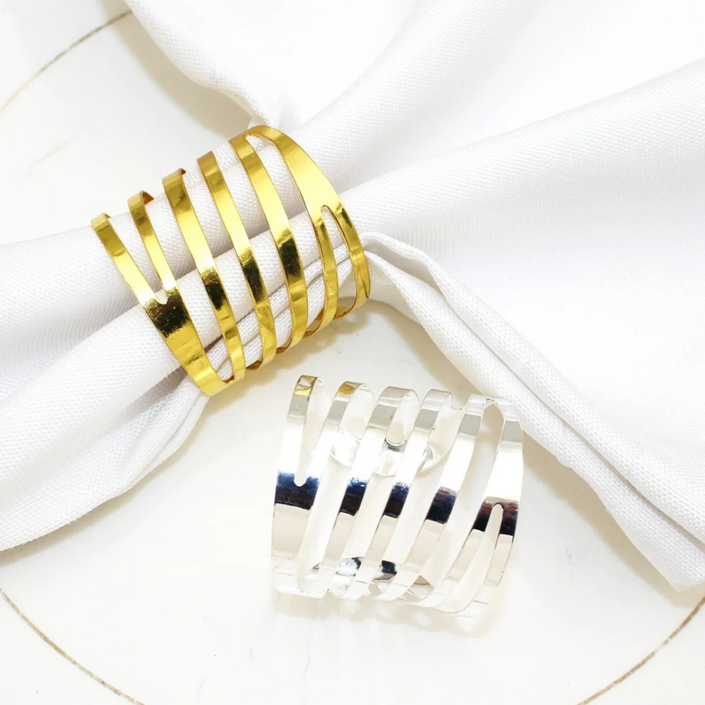 Conjunto de Anéis para Guardanapos Classic 20 Peças