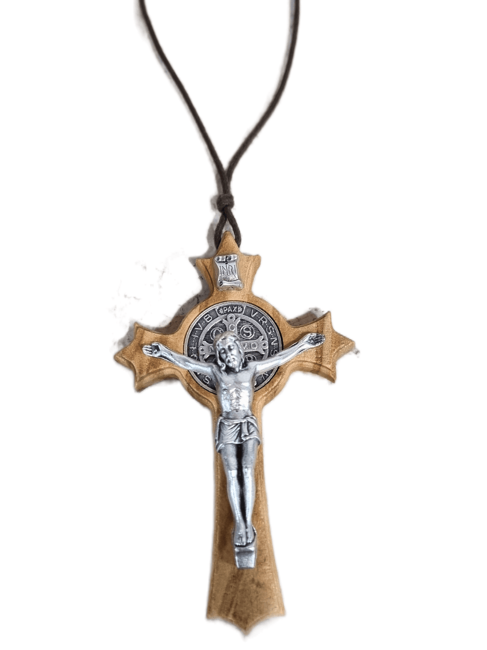 Cordão de Madeira São bento com Cordão 7 cm