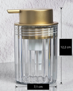 Dispensador de Espuma para Sabonete Transparente e Moderno