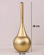 Escova de Vaso Sanitário com Suporte Dourado ou Prata