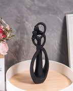 Escultura de Casal Abraçado Decoração Afetiva para Sala Quarto ou Escritório