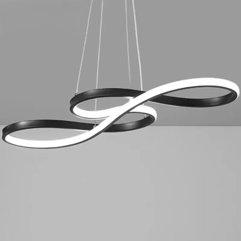 Lustre Pendente moderno LED com controle remoto - Infinity