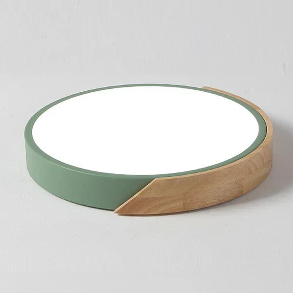 PROMO OUTLET - Luminária de teto Decorativa Redonda LED com controle remoto