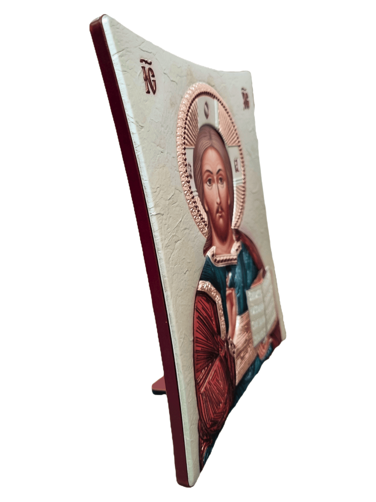 Ícone Grego Pantocrator Esmaltado