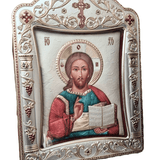 Ícone Grego Pantocrator Esmaltado 30,5 x 22,7 cm