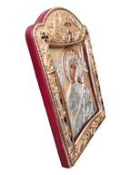 Ícone Grego Perpetuo Socorro Esmaltada 11,3 x 15,2 cm