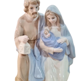 Imagem da Sagrada Família em Porcelana 16 cm