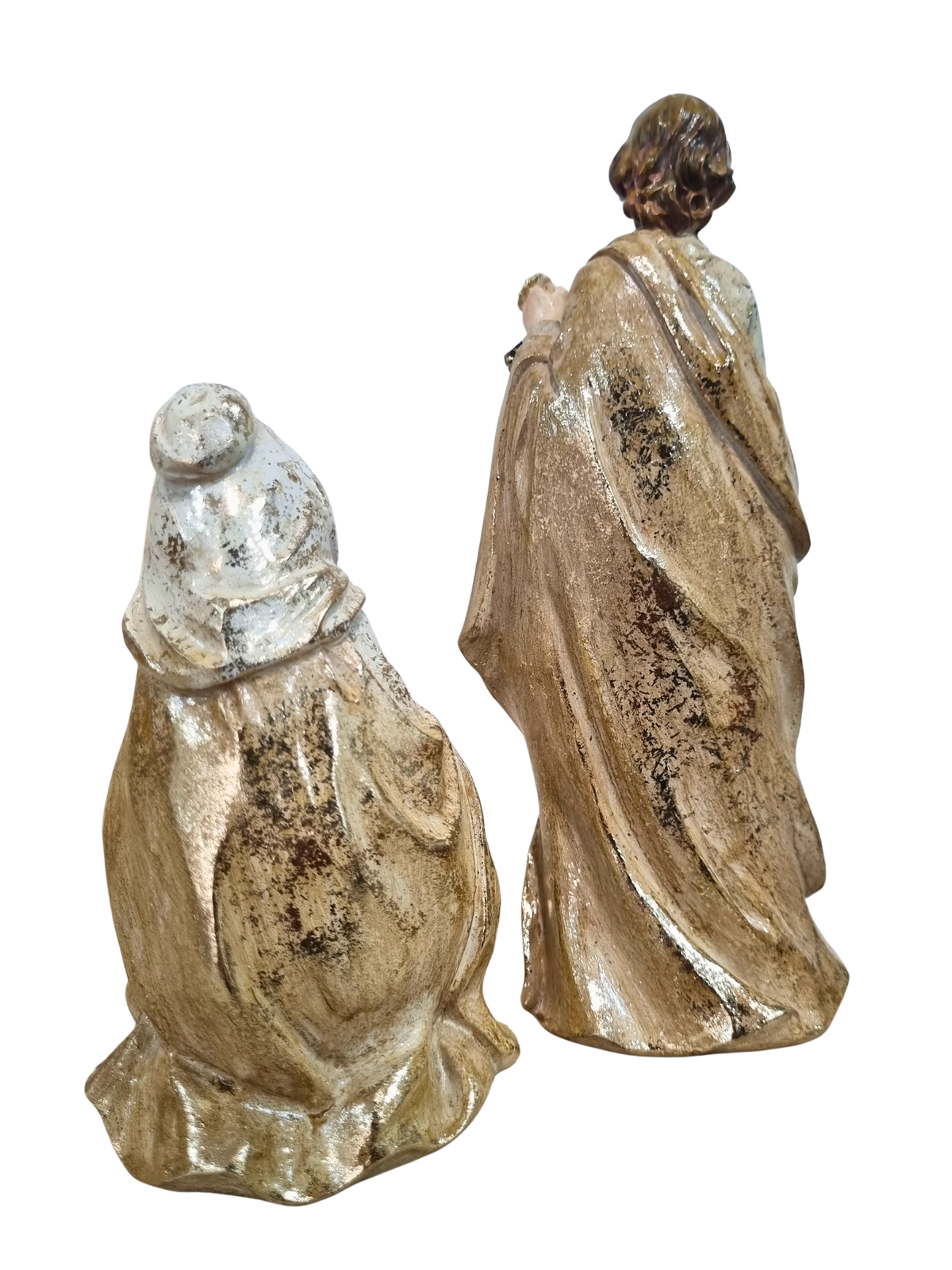 Imagem da Sagrada Família em Resina 2 peças 19 cm