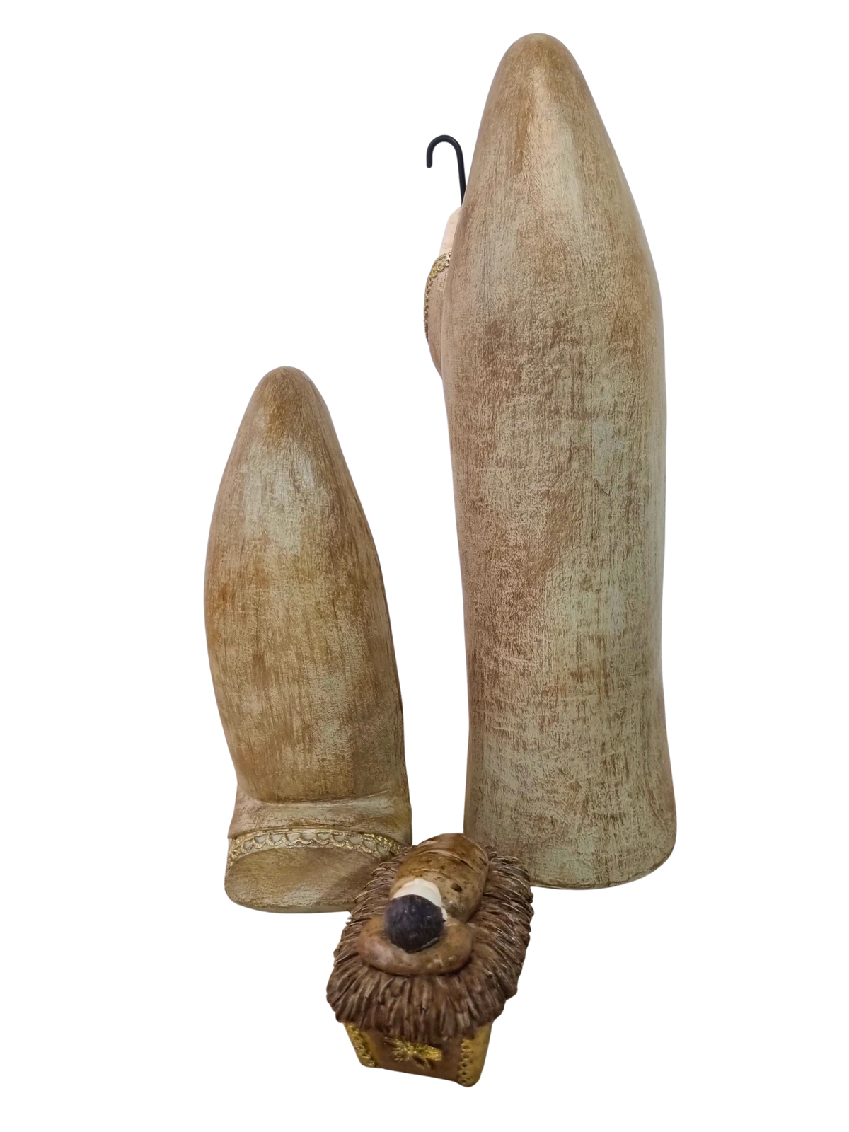 Imagem da Sagrada Família em Resina 3 peças 34 cm